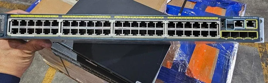 Коммутатор Cisco WS-C2960S-48FPS-L Catalyst 2960-S 48-Port PoE+ Network Switch