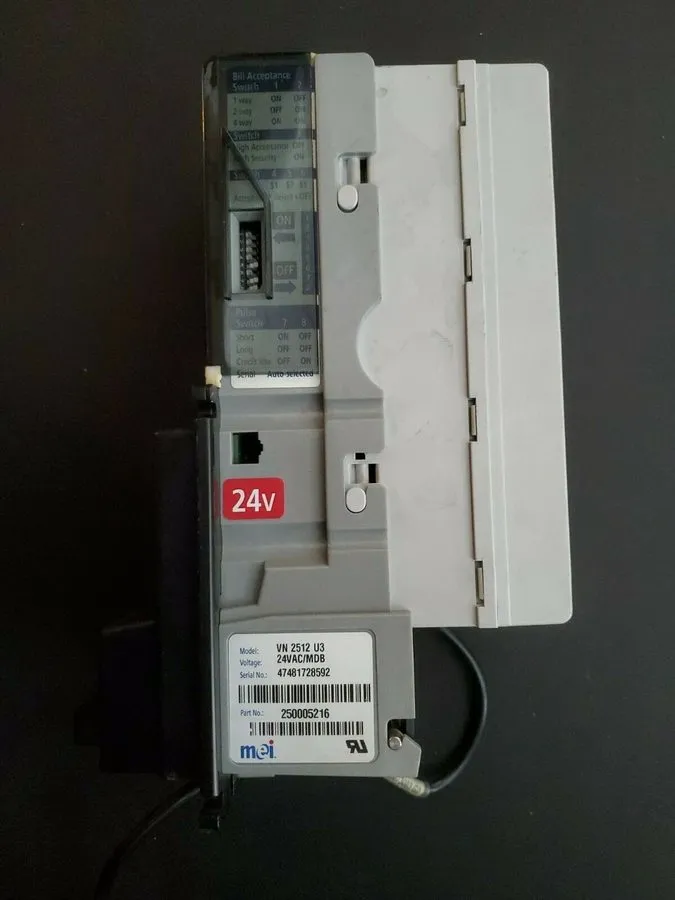 Складское оборудование MEI MARS CPI VN2512 U3 $1 $5 BILL VALIDATOR ACCEPTOR W/ H — фото лота 1