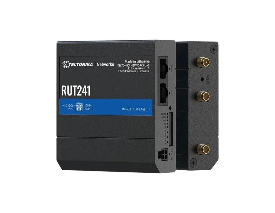 Маршрутизатор Teltonika RUT241 Industrial Cellular Router Instant LTE Failover C