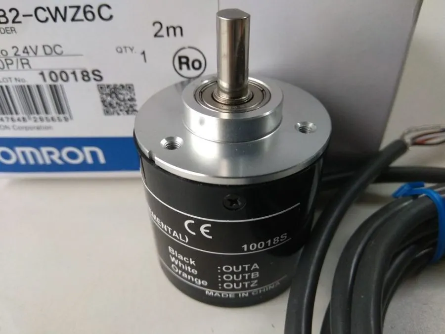 Энкодер 1x OMRON 360P Incremental Rotary Encoder 360p/r 5-24v DC E6B2-CWZ6C NPN