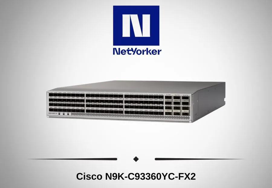 Коммутатор N9K-C93360YC-FX2 Nexus 9300 w/ 96p 1/10/25G, 12p 100G, MACsec capable