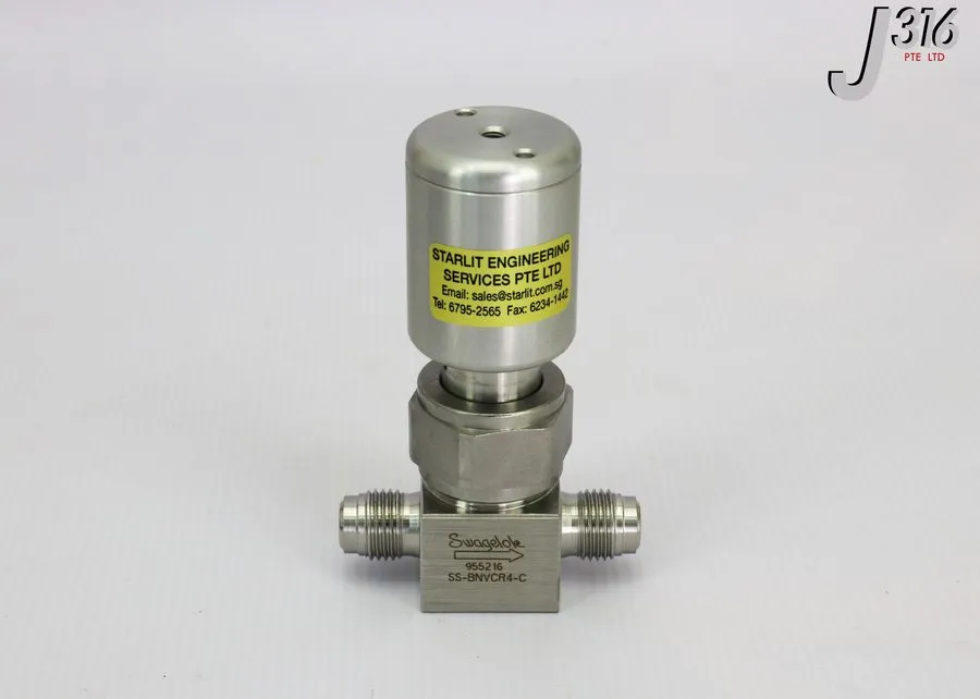 Клапан 17508 SWAGELOK BELLOW SEATED VALVE, 1/4" MALE VCR (NEW IN OPEN BAG) SS-BN