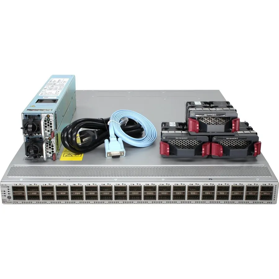 Коммутатор Cisco Nexus N9K-C9336C-FX2 36-port 40/100G QSFP28 Catalyst Switch