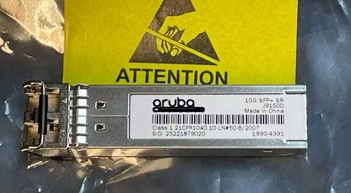 Трансивер HPE ARUBA J9150D 10G SFP+ LC SR 300m OM3 MMF Transceiver Aruba