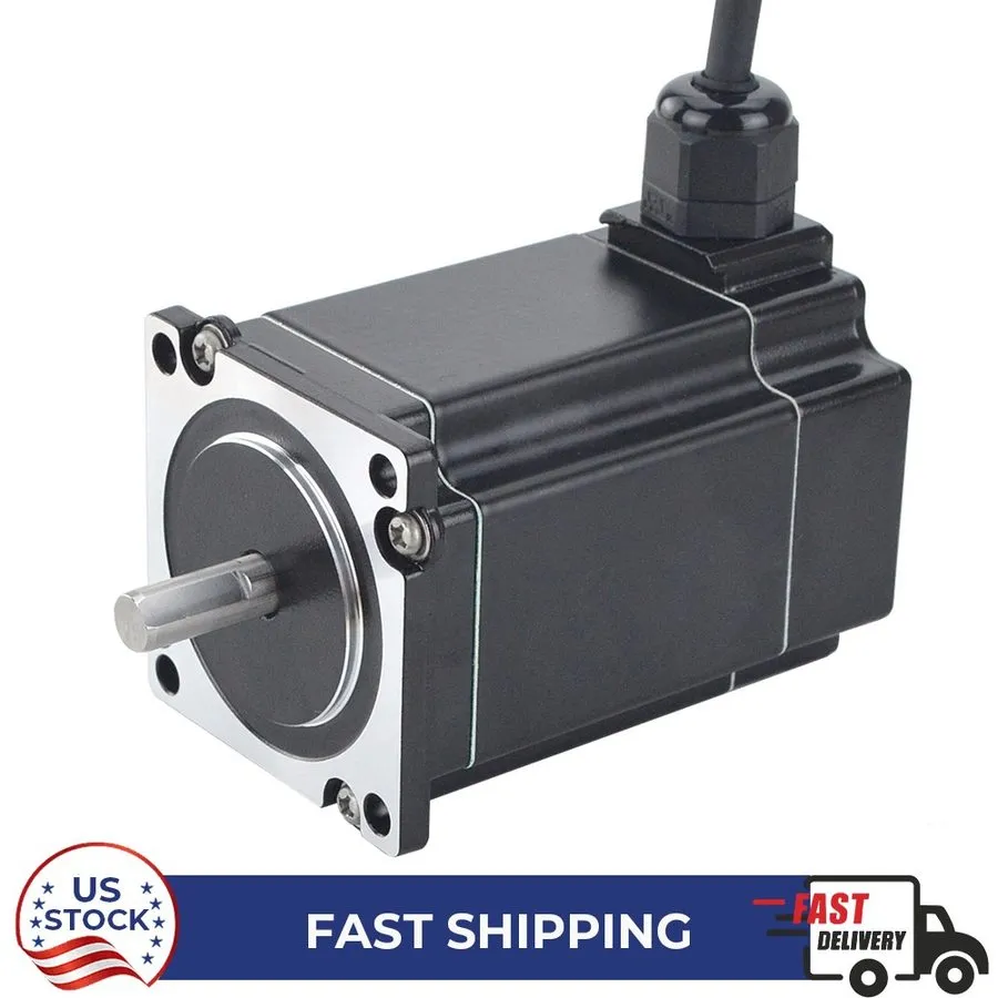 Шаговый двигатель STEPPERONLINE Nema 23 5A 2Nm 283oz.in Φ8mm Stepper Motor IP65 