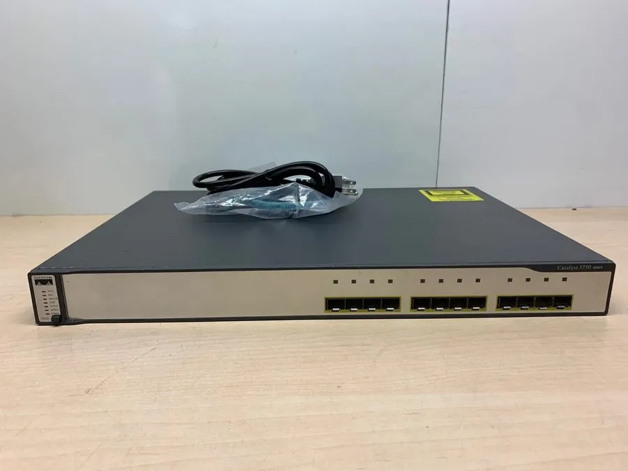 Коммутатор Cisco Catalyst 3750G 12 Port Gigabit SFP Switch WS-C3750G-12S-E