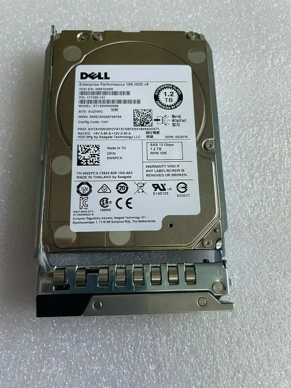 Жёсткий диск Dell 400-AJPD 12Gb/s 1.2TB 10K SAS 2.5" Gen13 Hard Drive — фото лота 2