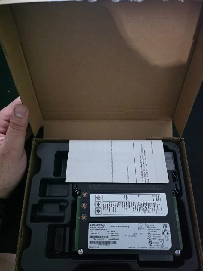 Коммуникационный модуль Allen Bradley 1756-EN2TSC ControlLogix EtherNet/IP Secur — фото лота 2