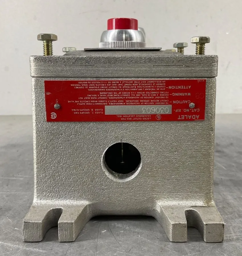 Монтажный шкаф ADALET XIF-030603 EXPLOSION PROOF BOX ENCLOSURE 1/2" Npt USA