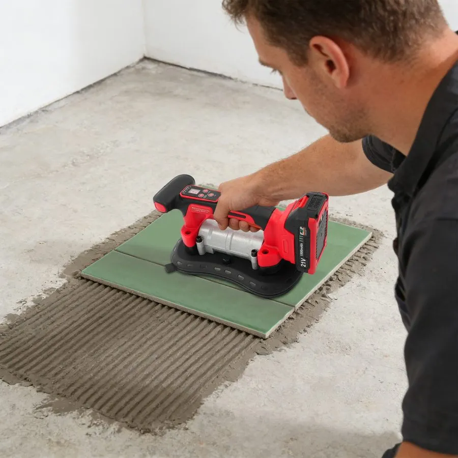 Вакуумная присоска 9-Gear Battery Powered Tile Handhold Vibrating Machine w/Suct