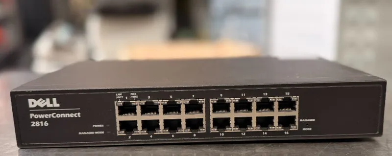 Коммутатор Dell PowerConnect 2816 16 Port Gigabit Ethernet Managed Switch BNIB
