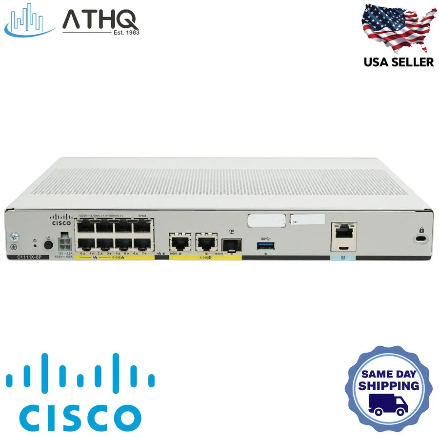 Маршрутизатор Cisco ISR C1111X-8P ISR 1100 8Port Gigabit Integrated Services Rou