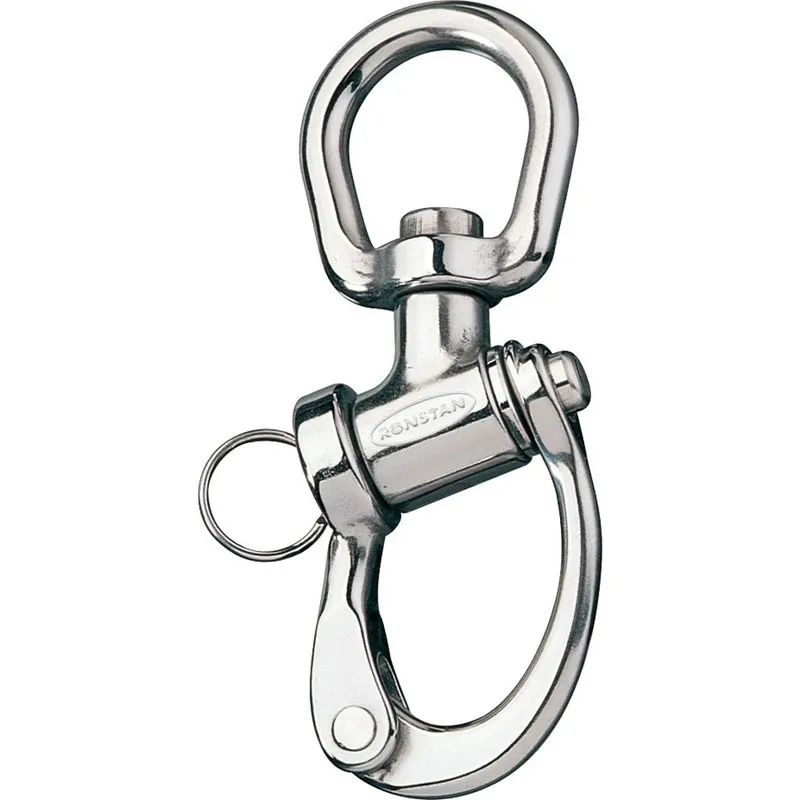 Такелажная скоба Ronstan RF6321 Trunnion Snap Shackle Large Swivel Bail 122mm St — фото лота 1