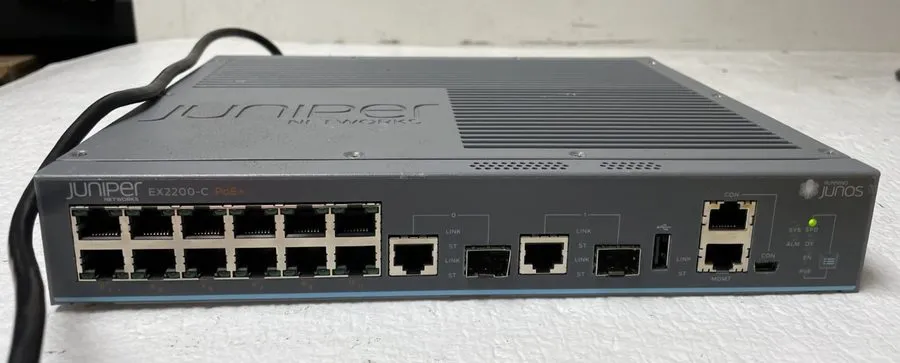 Коммутатор Juniper EX2200-C-12P-2G 12-Port PoE+ Compact Managed Switch