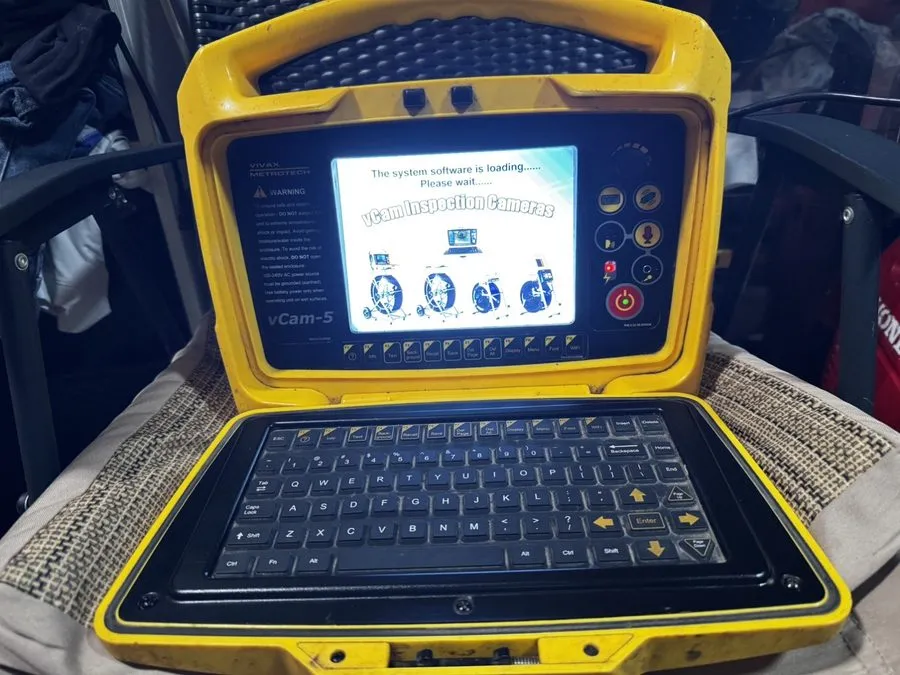 Камера для телеинспекции труб Vivax Metrotech Monitor Model vCam-5 ONLY No Sewer — фото лота 1