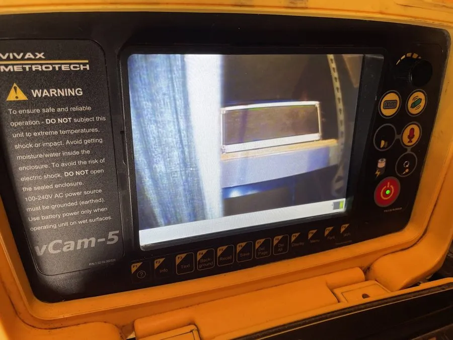 Камера для телеинспекции труб Vivax Metrotech Monitor Model vCam-5 ONLY No Sewer — фото лота 2