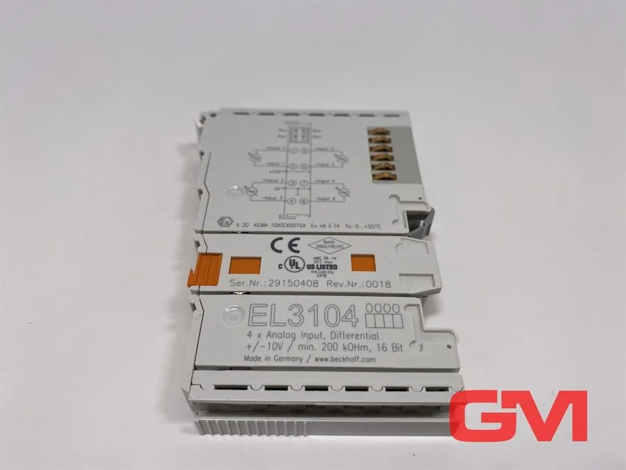 Модуль ввода-вывода BECKHOFF EL3104, ETHERCAT TERMINAL #341864