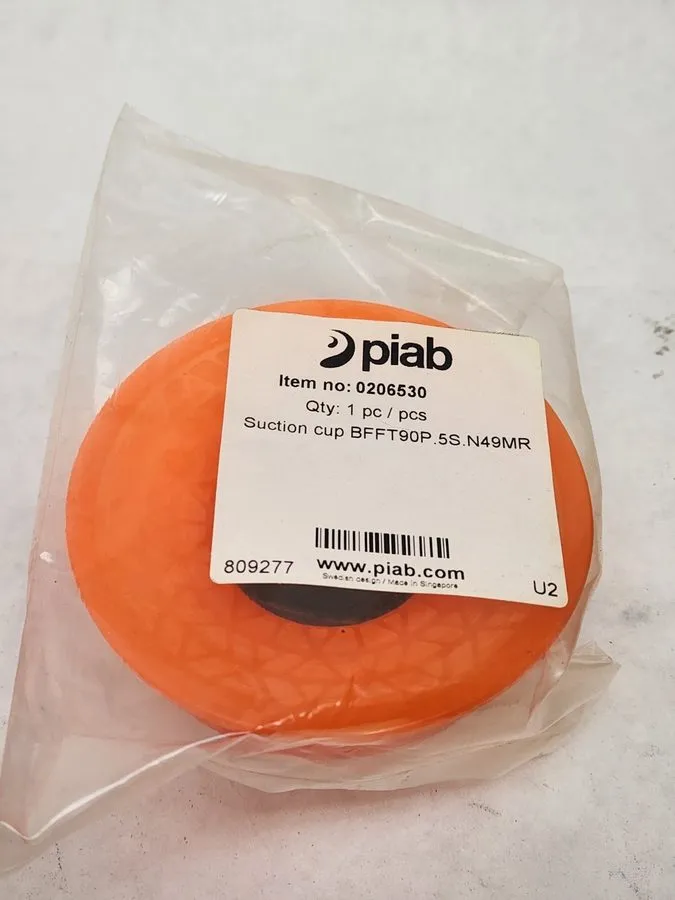 Вакуумная присоска Piab 0206530 / BFFT90P.5S.N49MR Polyurethane Suction Cup 3/8"