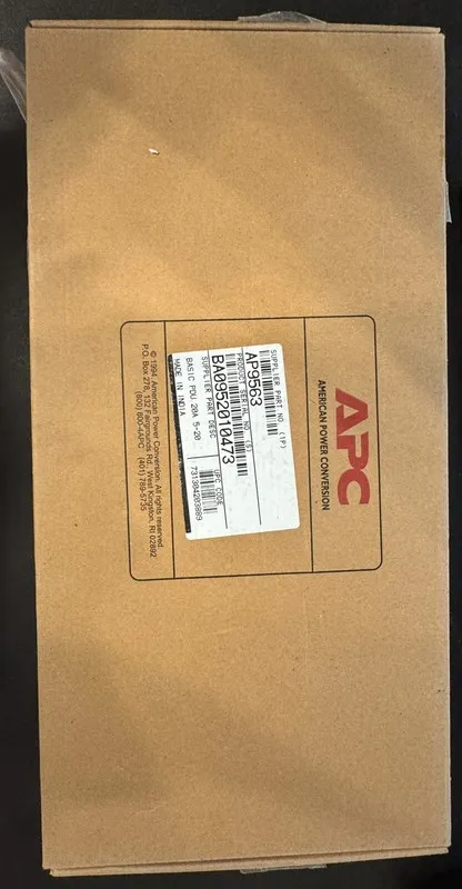 Блок розеток PDU APC AP9563 Basic Rack PDU 1U 2400VA 20A 120V, Output: 5-20R