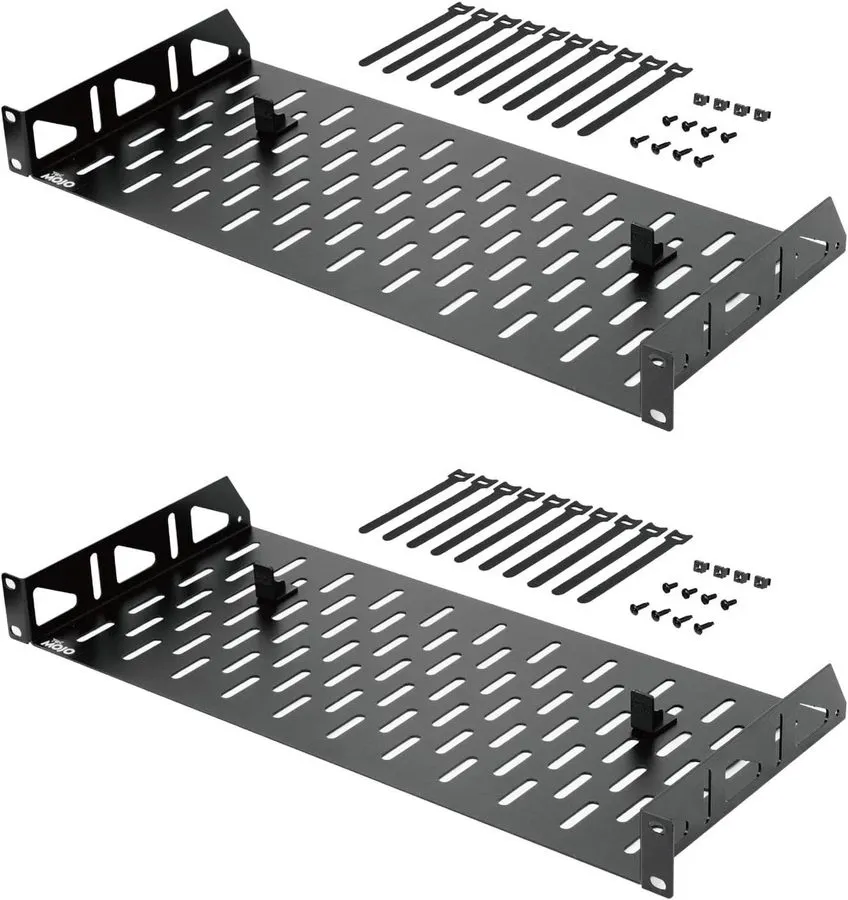 Стойка/шкаф Tecmojo 1U Rack Shelf,19 inch Shelf 6 Depth,Rack 6 in — фото лота 1