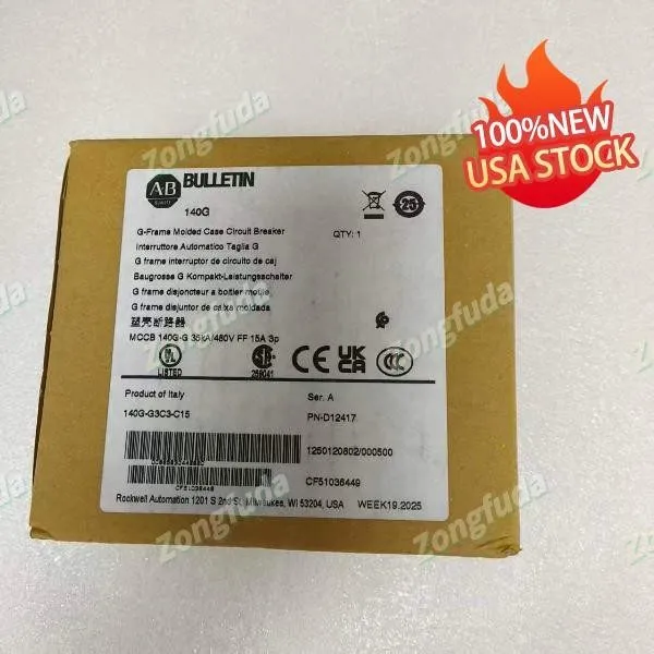 Автоматический выключатель Allen-Bradley 140G-G3C3-C15 15A 3 Pole Circuit Breake