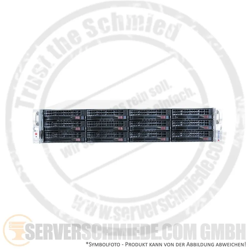 SSD-накопитель Supermicro CSE-LA26TS H13 19" 2U 12x SAS NVMe AMD EPYC Gen4 Gen5 