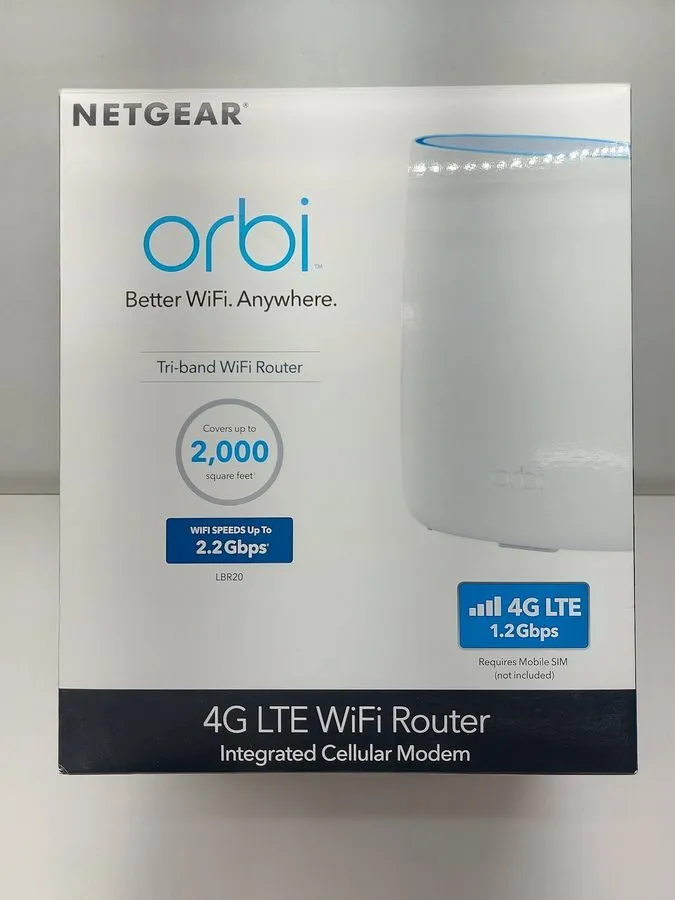 Маршрутизатор NETGEAR Orbi LBR20 4G LTE Unlocked WiFi Router cellular sim card m