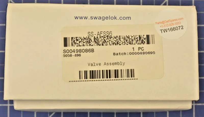 Клапан Swagelok SS-AFSS6 Ball Valve