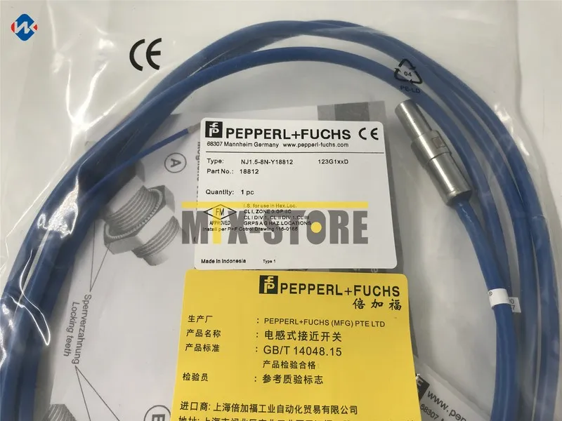 Датчик приближения Pepperl+Fuchs NJ1.5-8N-Y18812 Sensor&Proximity Switch