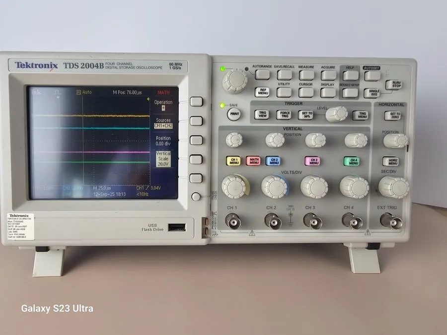 Тестер Tektronix TDS2004B 60 MHz Digital Scope shipping