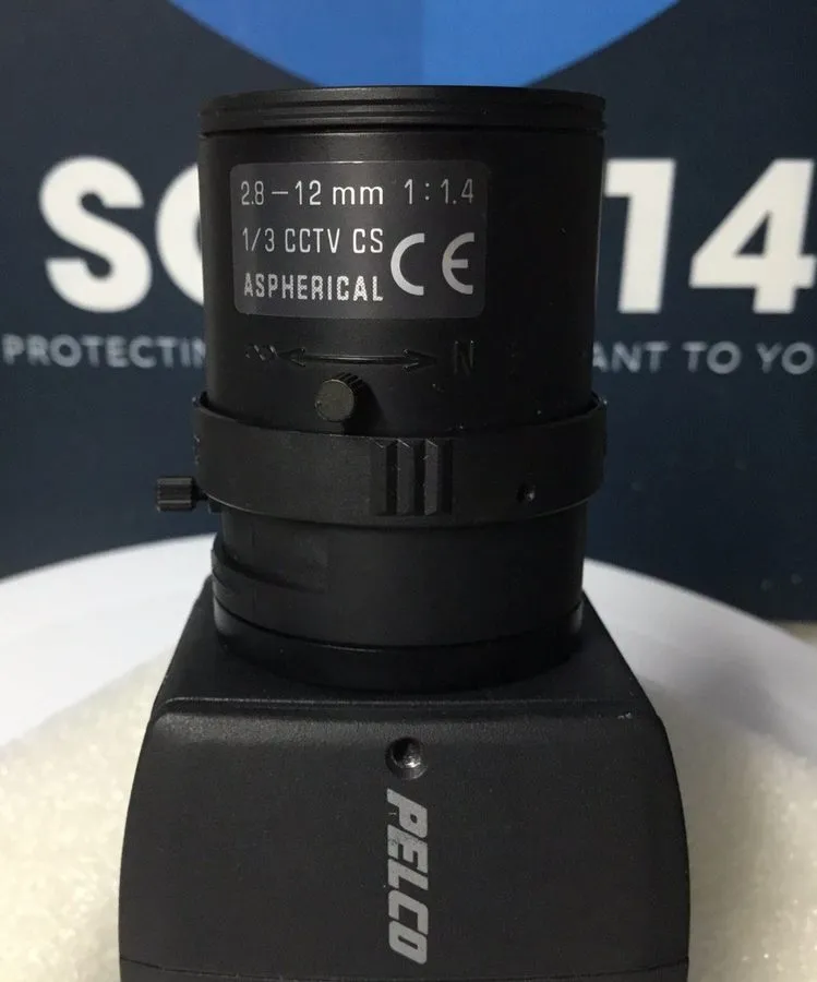 Камера PELCO CCC1370H-2 CCTV Compact Color Camera W/ 3-8mm Lens 480TVL 24VAC
