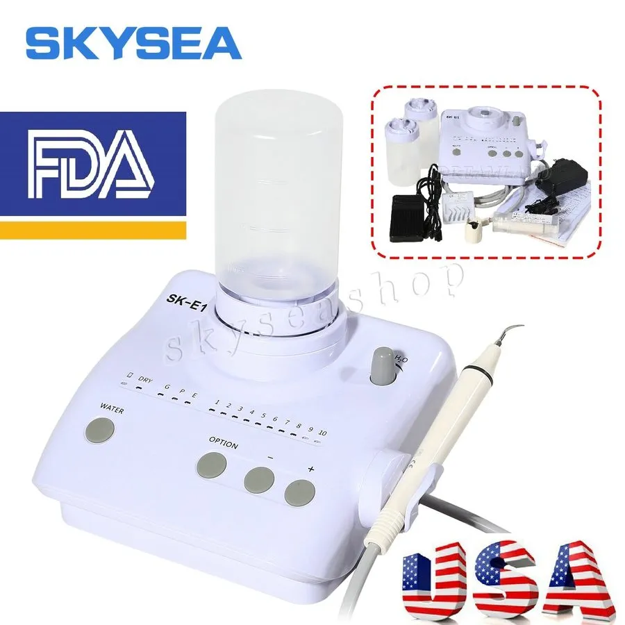 Стоматологический наконечник Dental Ultrasonic Piezo Scaler Handpiece Tips 2Bott — фото лота 2