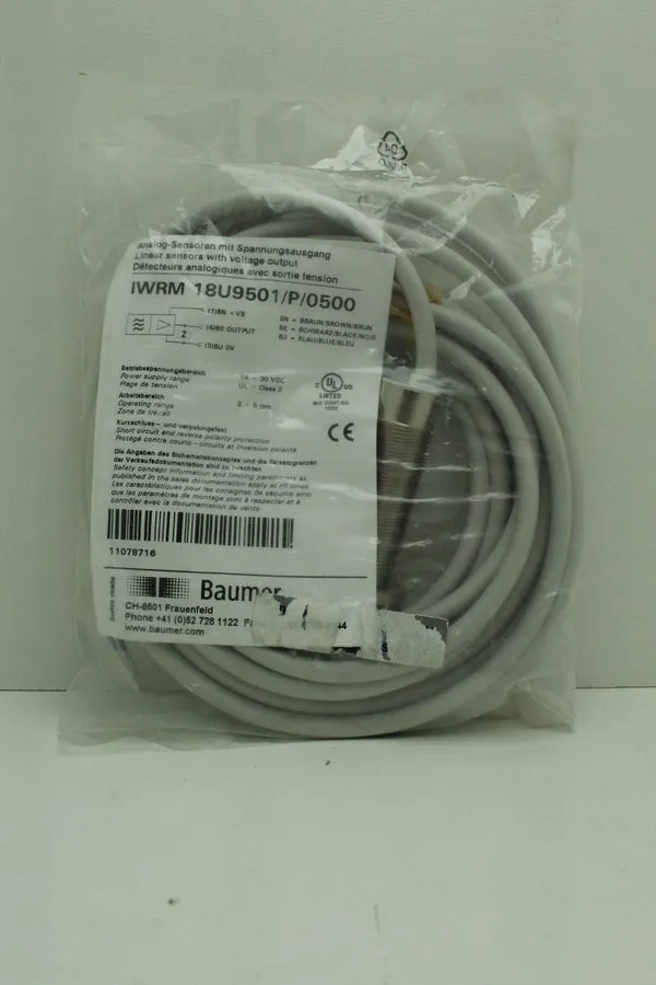 Датчик приближения 18U9501/P/0500
