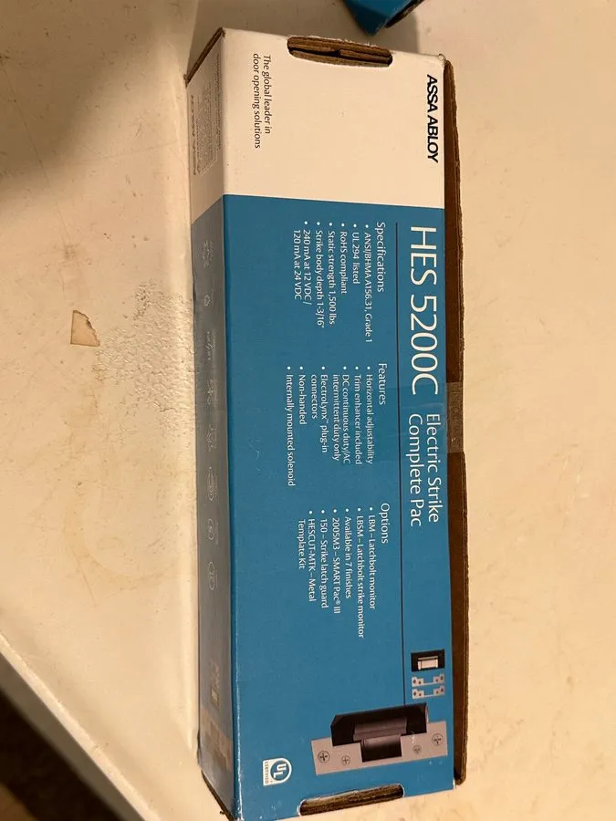 Оборудование видеонаблюдения 5000C-12/24D-630 Assa Abloy HES Electric Strike Com — фото лота 1