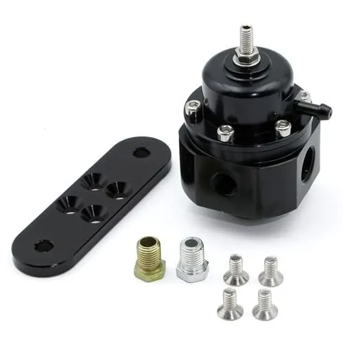Трубопроводная арматура AEM Universal Black Anodized Adjustable Fuel Pressure Re