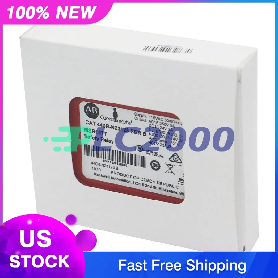 Реле безопасности Allen Bradley 440R-N23125 MSR127T Guard Master Safety Relay