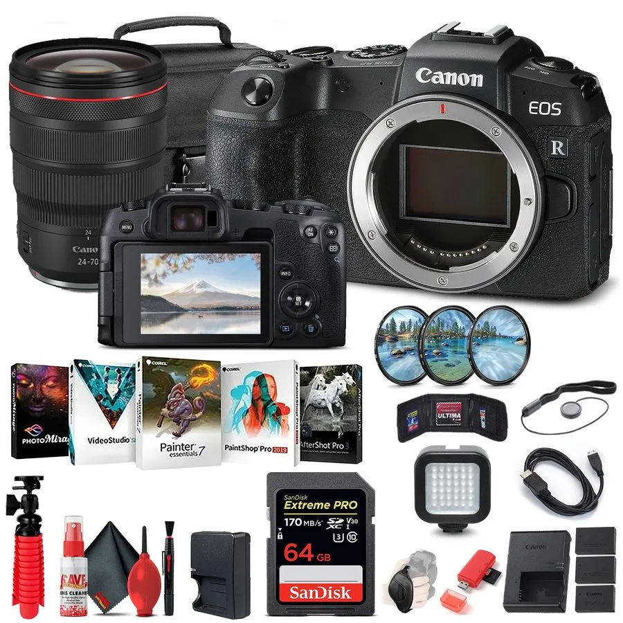 Фотокамера Canon EOS RP Mirrorless Digital Camera (3380C002) + Canon RF 24-70mm