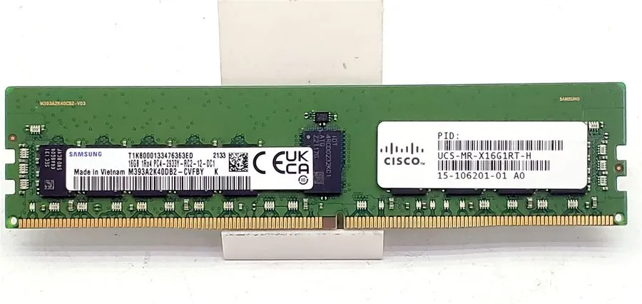 Модуль памяти UCS-MR-X16G1RT-H Cisco Compatible 16GB DDR4-2933Mhz 1Rx4 1.2v ECC 