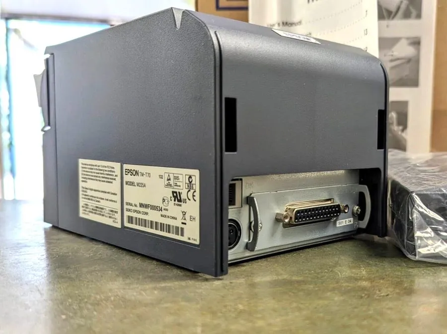 Принтер этикеток Epson TM-T70 POS Thermal Receipt USB Printer M225A Dark Gray Au