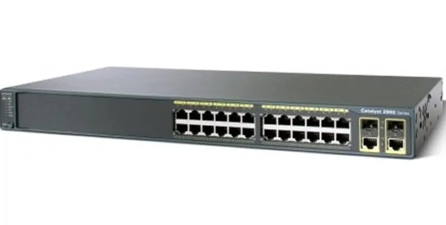 Коммутатор Cisco Catalyst C2960 WS-C2960-24LC-S Switch Pre-Owned