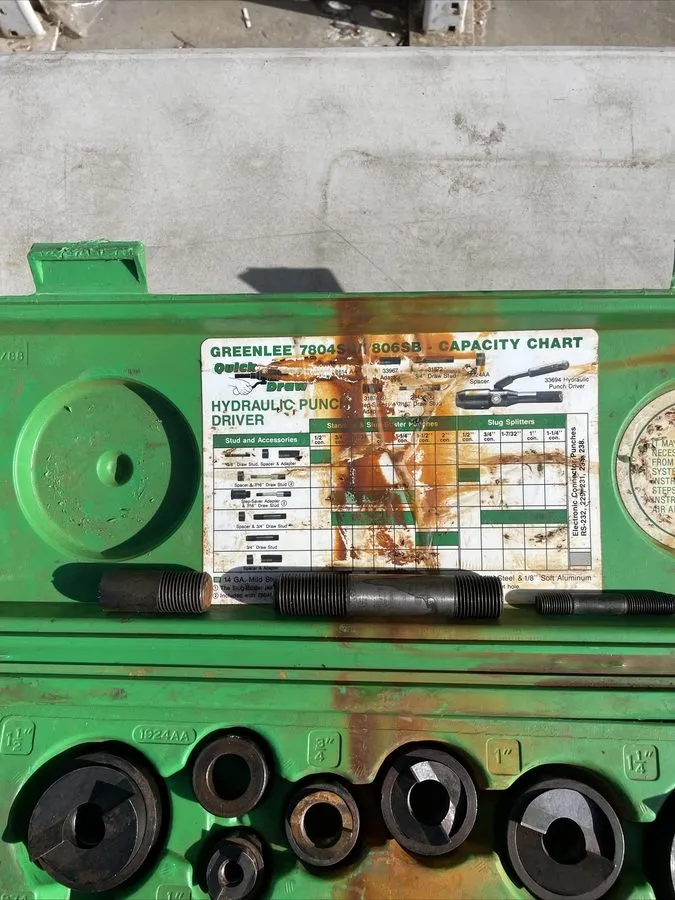 Электрооборудование GREENLEE 7806SB 7804SB Quick Draw Hydraulic Knockout *ALMOST