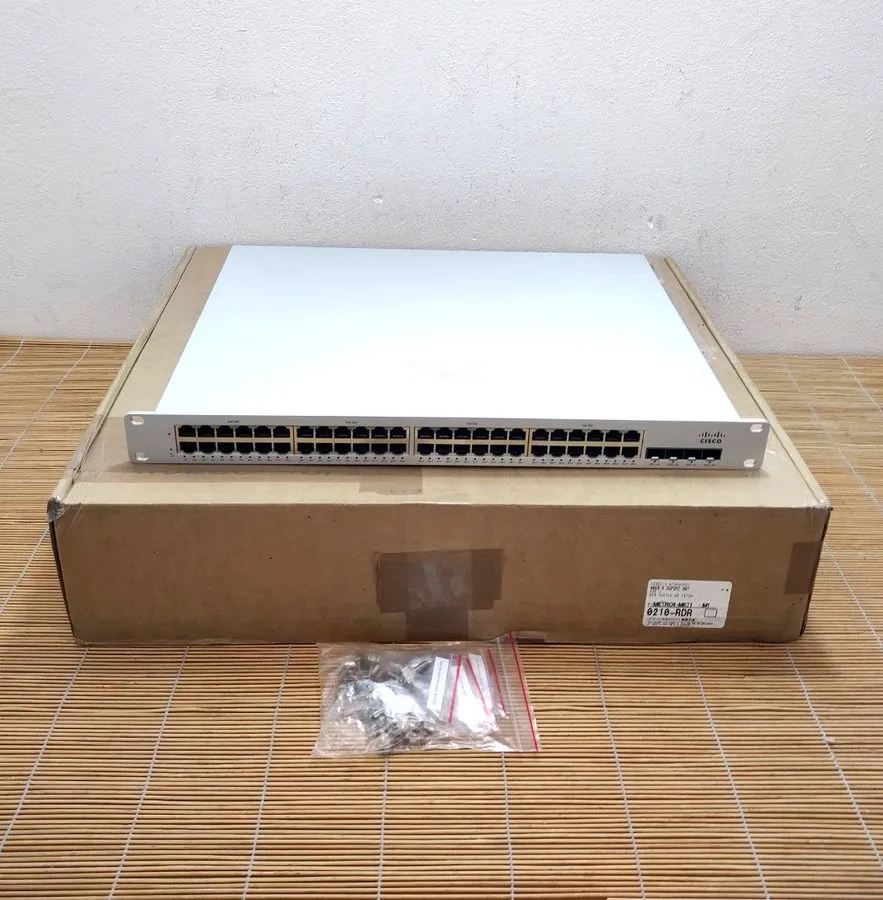 Коммутатор Cisco Meraki MS225-48FP-HW 48-Port PoE+ Gigabit Switch 740W 10G SFP+ 