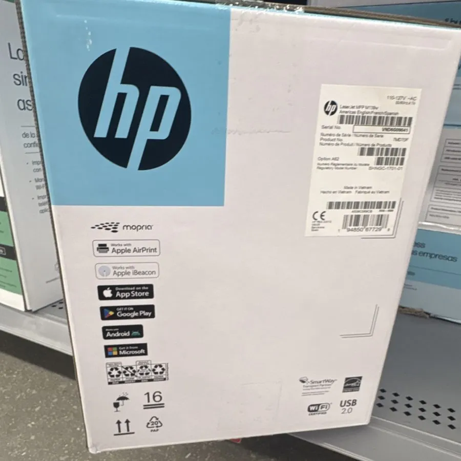 Лазерный принтер HP LaserJet MFP M139w Wireless All-in-One Black-and-White Laser