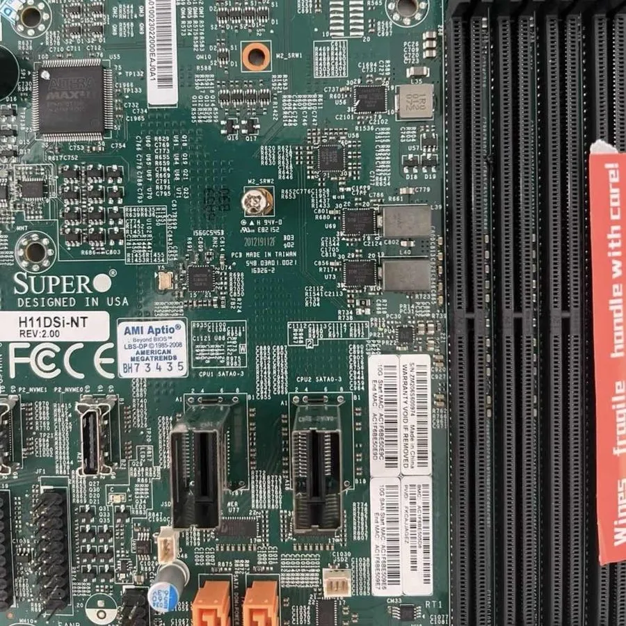 Сервер SuperMicro H11DSI-NT REV 2.0 128-Core Server Dual Gigabit Ethernet