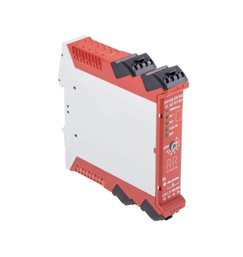 Реле безопасности Allen Bradley 440R-D22R2 Safety Relay GuardMaster GSR DI 24VDC — фото лота 1