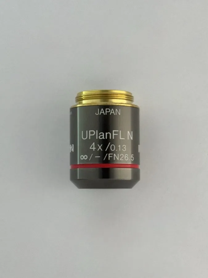 Объектив микроскопа Olympus UPlanFL N 10x / 0.30 infi/- FN26.5 Microscope Object — фото лота 2