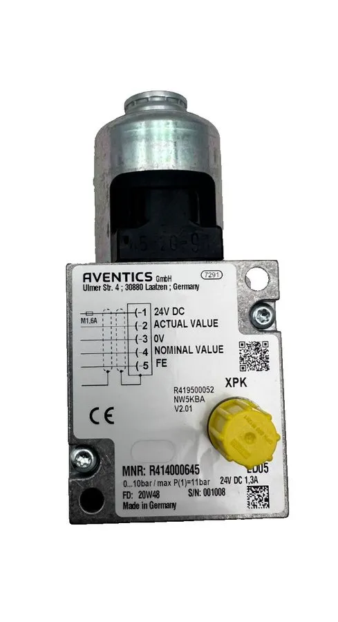 Пневмоклапан Aventics Emerson Mnr R414000645 Valve 7291 R419500052 Nw5Kba A5