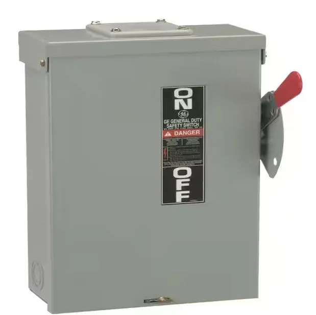 Коммутатор ABB 60 Amp 240-Volt Fusible Outdoor General-Duty Safety Switch (TG322 — фото лота 1