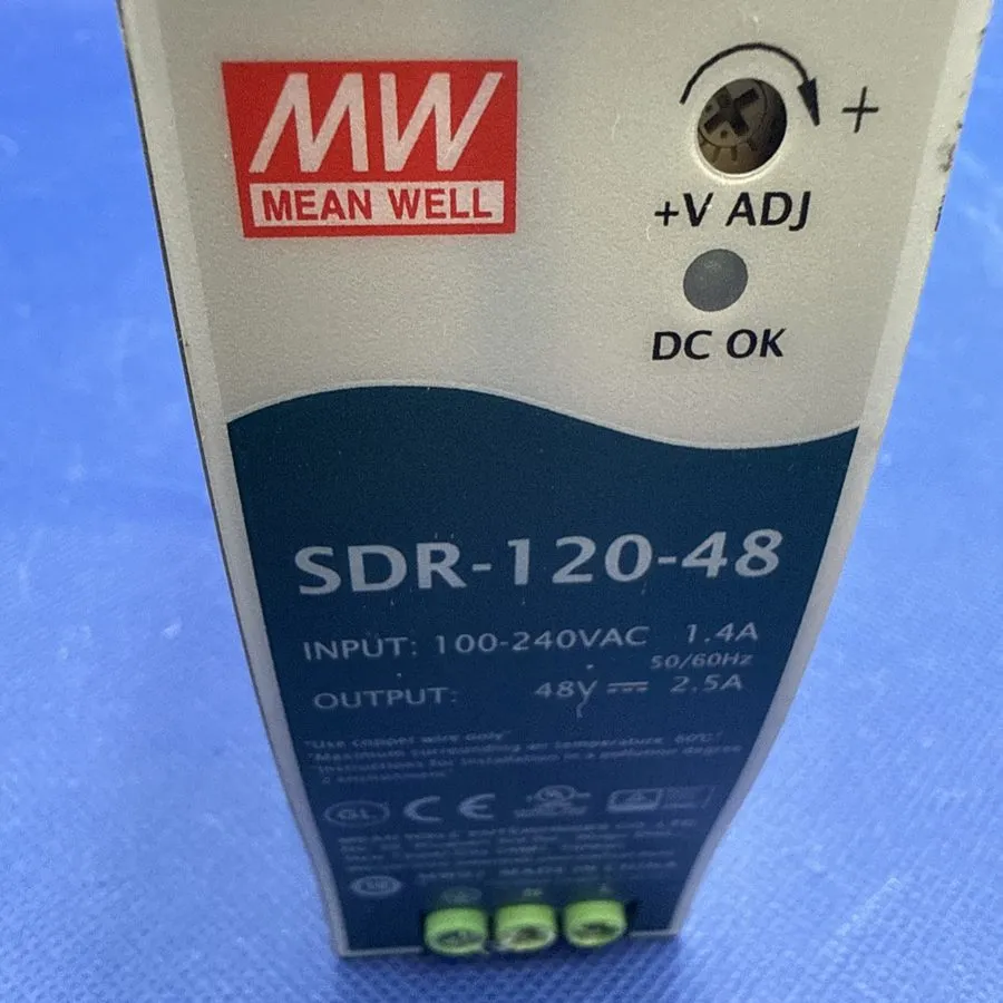 Блок питания SDR-120-48 AC to DC Din-Rail Power Supply with PFC Function, 48VDC, — фото лота 1