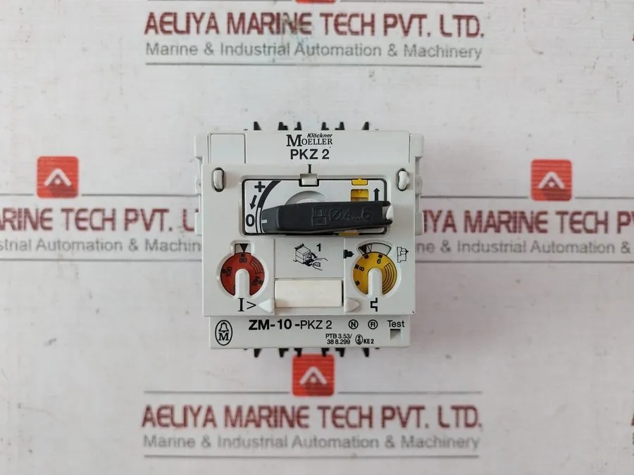 Автоматический выключатель KLOCKNER MOELLER ZM-10-PKZ2 Motor Protection Circuit  — фото лота 2